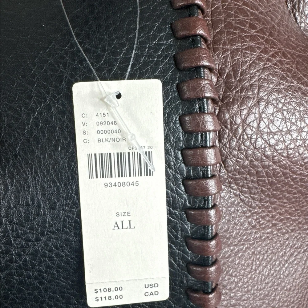 ANTHROPOLOGIE Two-Tone Satchel, Size OS.